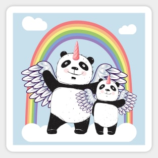 Pandacorn Family Sticker